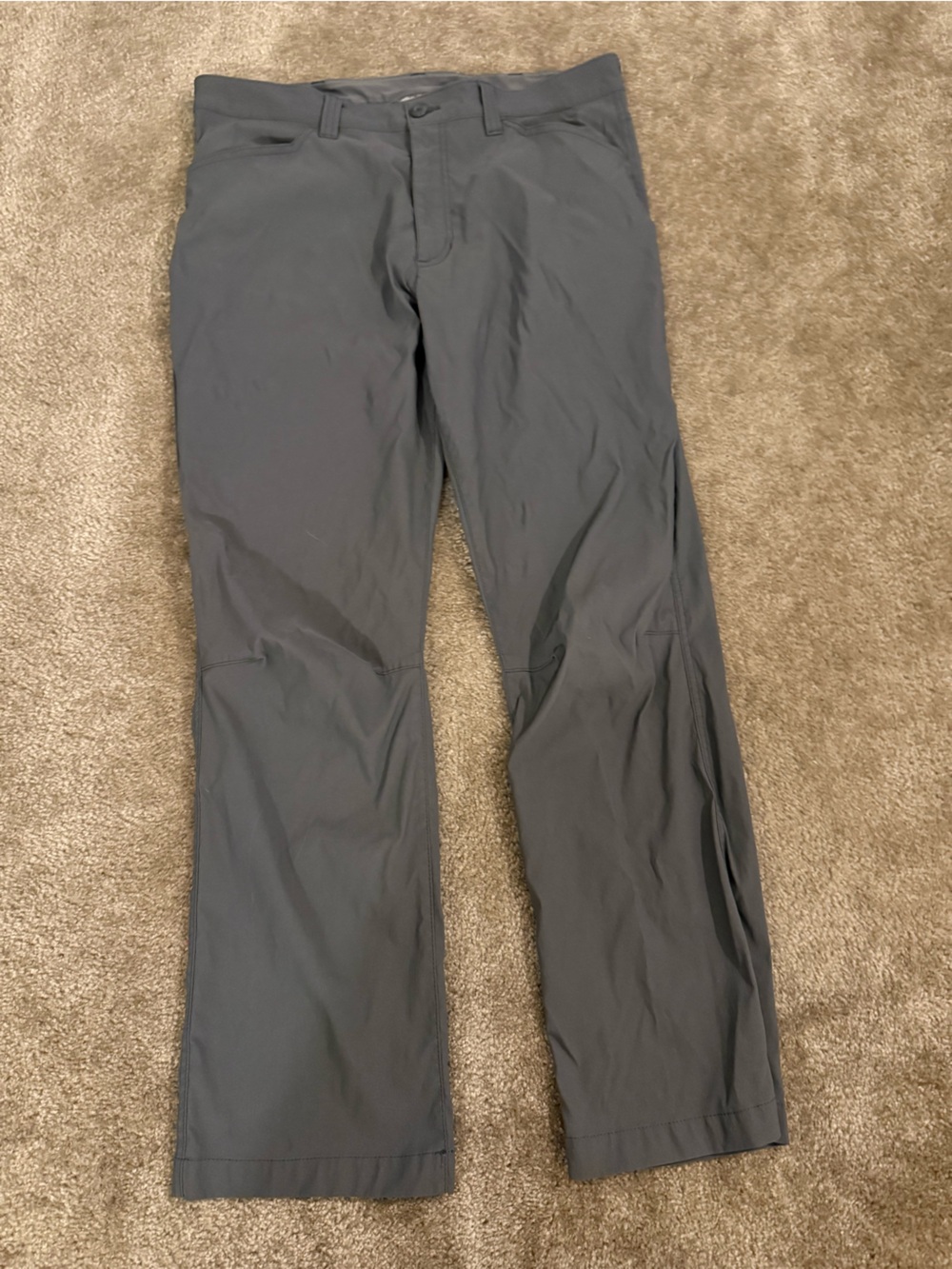 Eddie Bauer Men's Gray Performance Golf Chinos 36x30